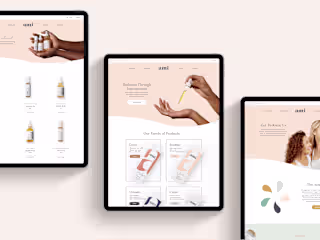 Ami Wellness Custom E-commerce Design