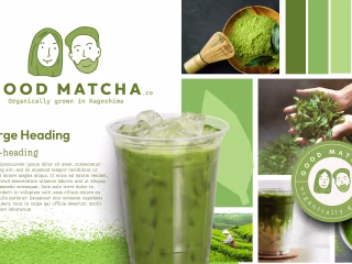 Good Matcha Branding Design