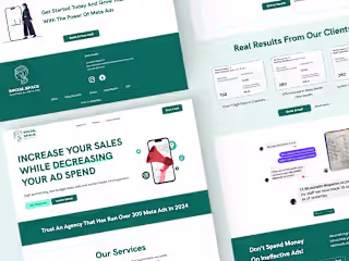 Website Redesign for a Meta ads agency