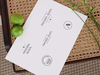 Amanda Allen - Wedding photographer brand identity