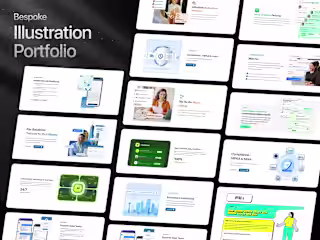Custom Illustrations Showcase | Web, Apps & Dashboards