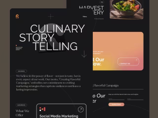Arrak Studio - F&B Marketing Agency Landing Page - Website Home