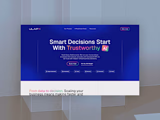 Website for AI consulting company