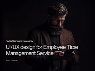 Time Management Dashboard UI/UX Design