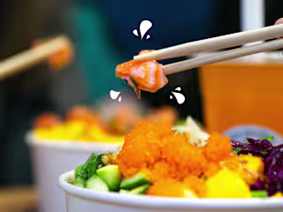 Brand identity for a Pokebowl shop