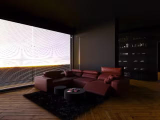 modern and moody apartment
