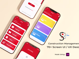 UI/UX Design for construction management app