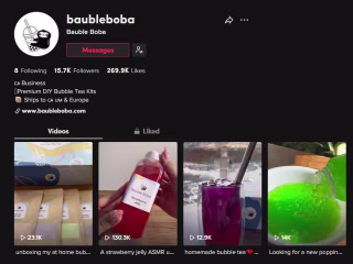 Bubble Tea Content Creator
