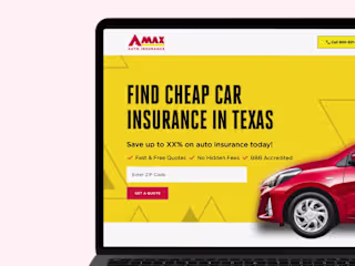 Redesigning Amax Insurance's Landing Page for Higher Conversions