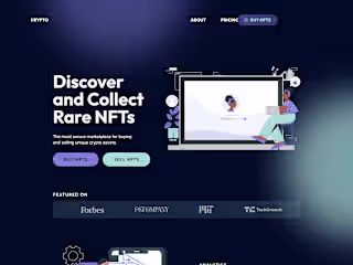 Responsive Krypto web design