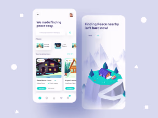 Search & Book Resorts Mobile Ui