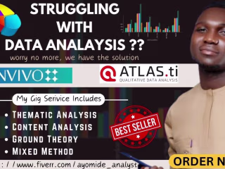 I will do qualitative data analysis using nvivo and atlasti