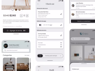Krea: furniture e-commerce app