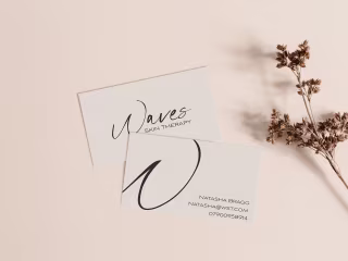 Waves Skin Therapy - Brand Identity Design