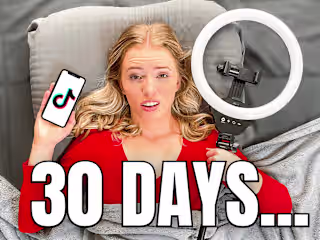 I Went Live On TikTok for 30 Days! - YouTube Challenge Video