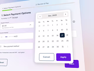 Payment Website Design & Landing Page
