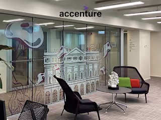 Accenture Milan Office Mural Design