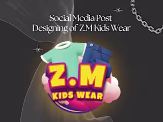 Social Media Post of Z.M Kids Wear