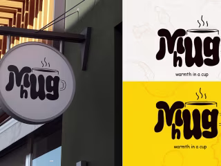 Mug hug coffee shop) :: Behance