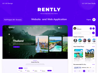 Rently Travelling App & Web: Smart Travelling Made Safe 