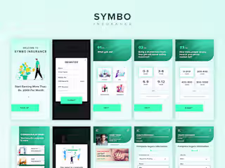 Symbo Insurance Mobile App Deisgn