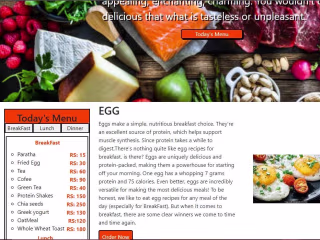 Restaurant Web Application 