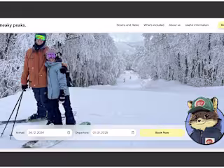 Ski & Snowboard Lodge Website