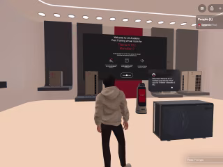 Spatial product showcase for LG