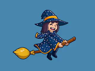 Cute Wizard Mascot