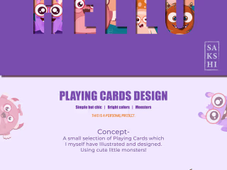 Playing cards Illustrations (Cute Monster version) on Behance