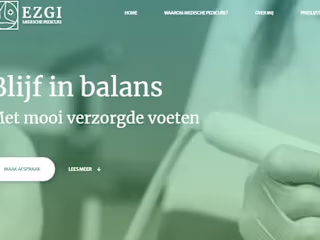 Pedicure practice website