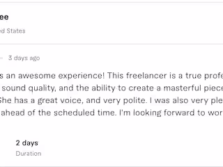 Female Vocalist - Lead & Harmonies