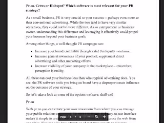 Comparing Pr.Co, Ceros, and Hubspot for PR Professionals