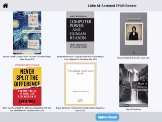 AI assisted book reading application