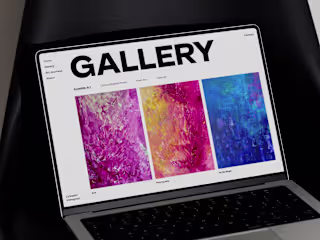 Gallery Website for Aida Murad