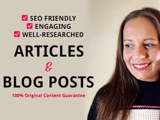 I will write article for you