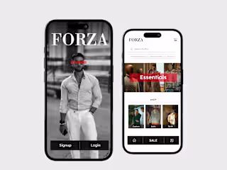 Luxury Italian Menswear App