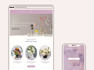 S Floral Designs | Squarespace Website Design