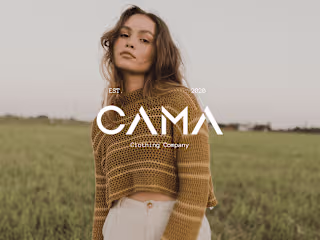 Visual Brand Identity-CAMA Clothing Company on Behance