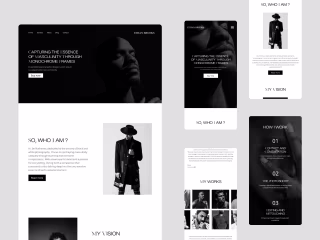 Photographer Portfolio Website Design