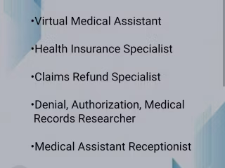 Medical Refunds Specialist 