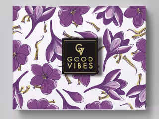 Behance- Gift box design for Goodvibes Brand