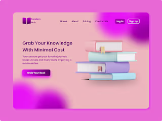 Landing page design