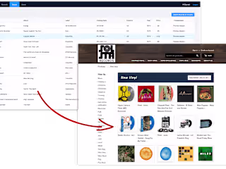 Airtable and Shopify integration on a React app