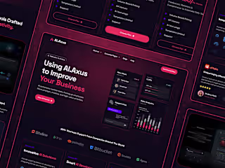 Ai.Axus – Website Design & Framer Development