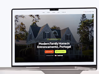Josh House Real Estate Broker Website Landing Page Design