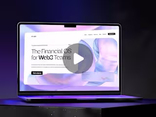 Web3 Finance: 3d Landing Page