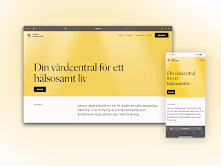 Webflow Development for Atrium Vårdcentral, Medical Clinic