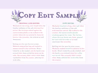 Copy Edit Sample