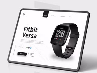 FitBit | Landing Page